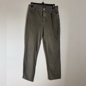 Express Modern Straight High Rise Jeans